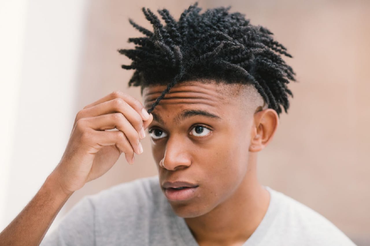 hairstyles are unprofessional for black man